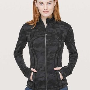 EUC Lululemon Incog Camo Multi Grey Define Jacket